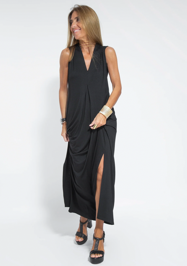Figursyet kjole med vest – Valentina