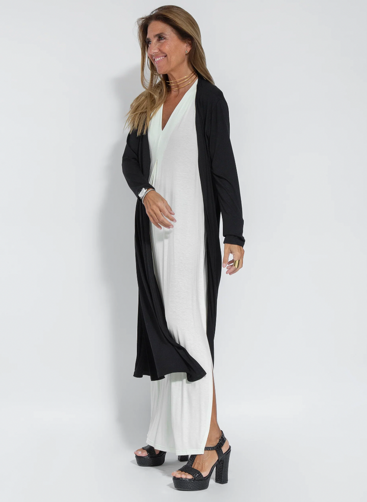 Figursyet kjole med vest – Valentina