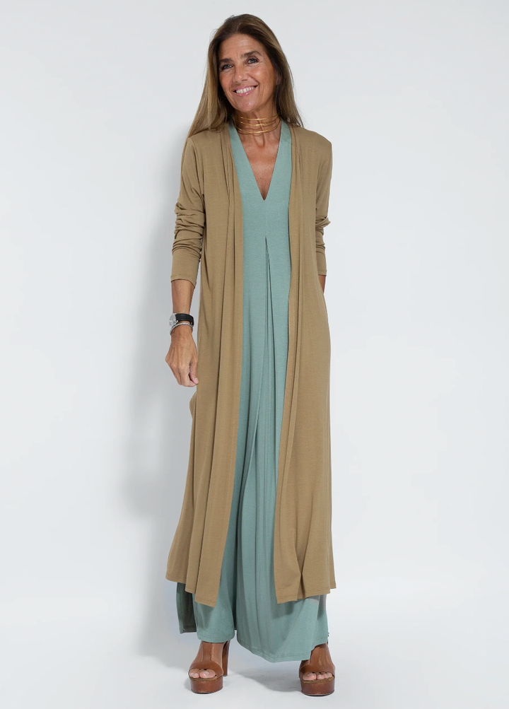 Figursyet kjole med vest – Valentina