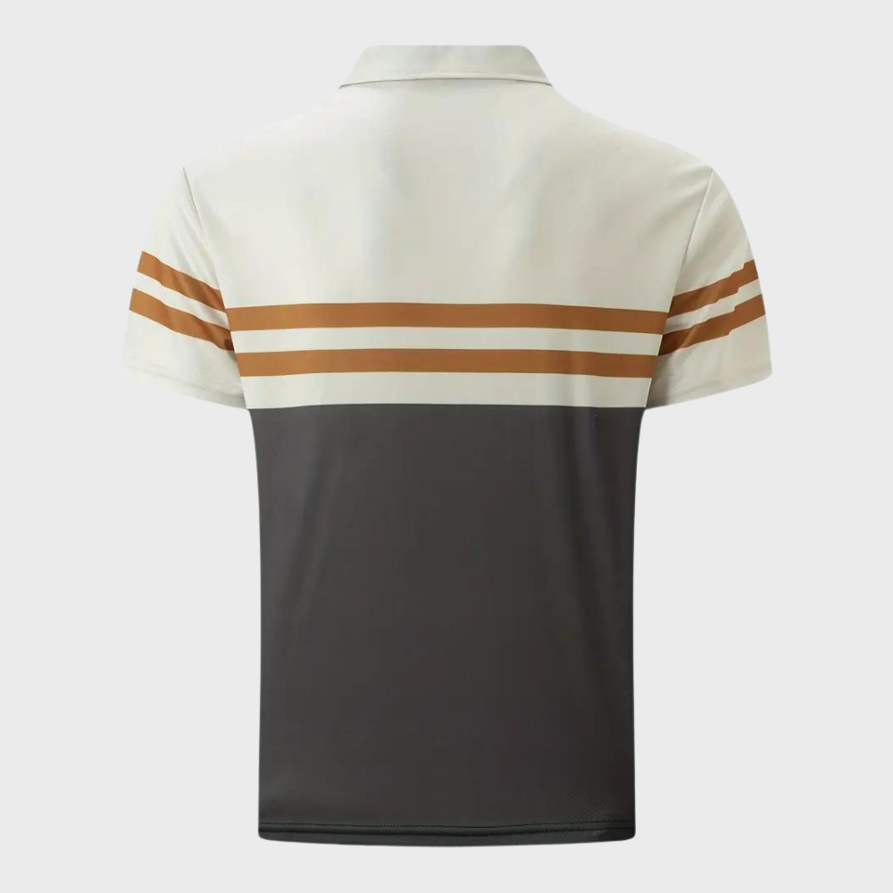 Gestreiftes Herren Poloshirt – Mauro