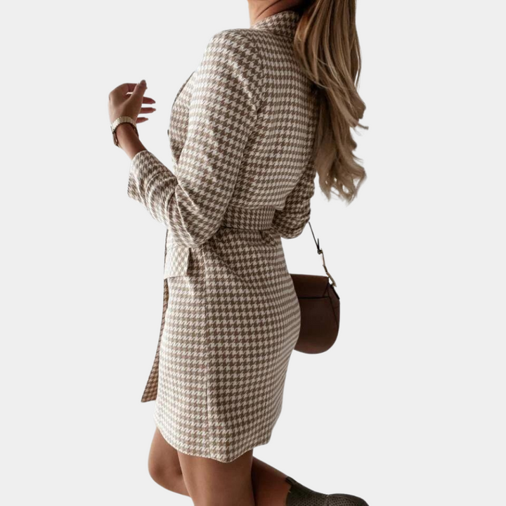 Classic blazer dress for a professional look – Claire