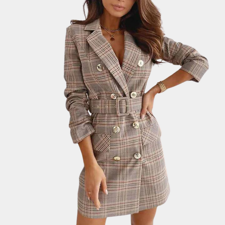 Classic blazer dress for a professional look – Claire