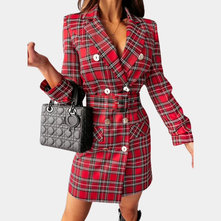 Classic blazer dress for a professional look – Claire