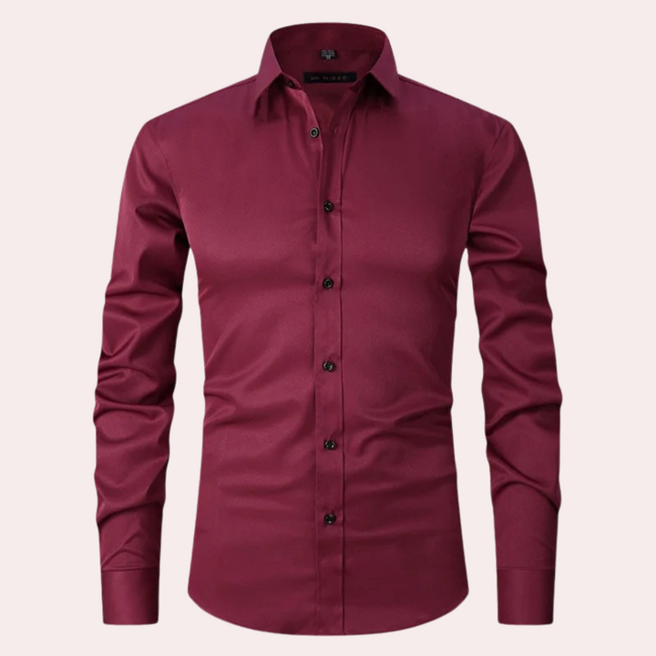 Wrinkle-free Stretch Hemd - Mailand