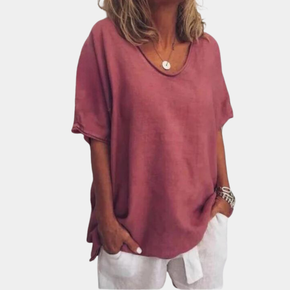 Trendy oversized women's T-shirt – Malou