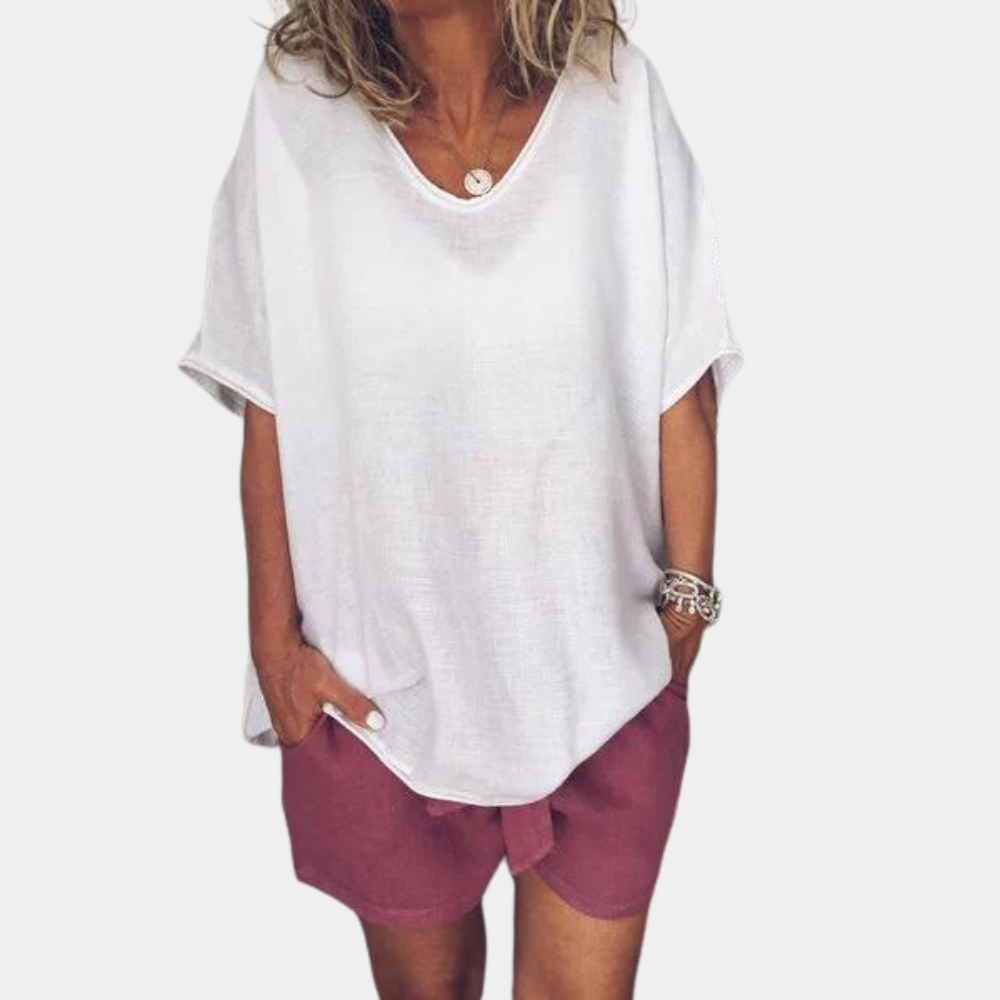 Trendy oversized women's T-shirt – Malou