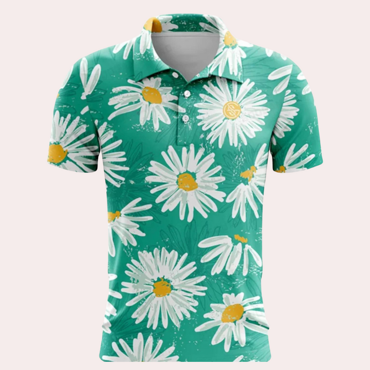 Sommerligt herrepoloshirt med komfortabel pasform – Sven