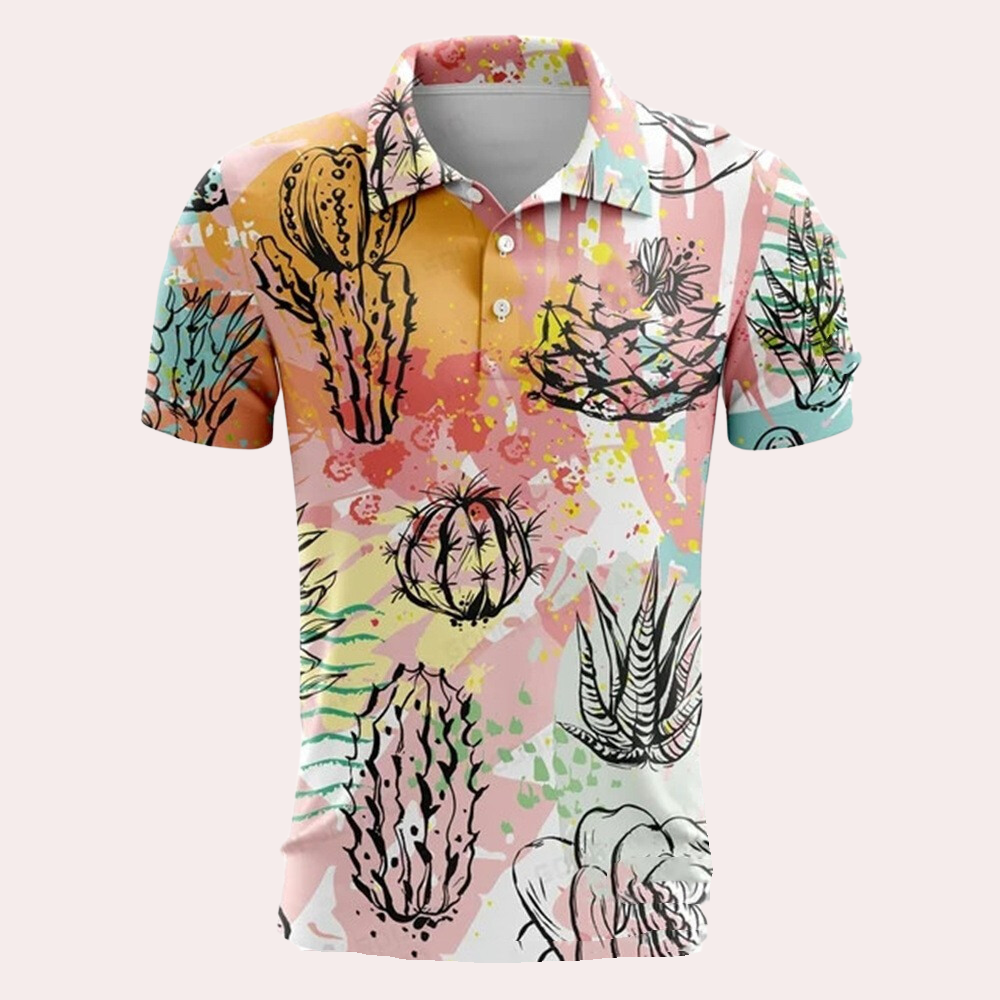 Sommerligt herrepoloshirt med komfortabel pasform – Sven