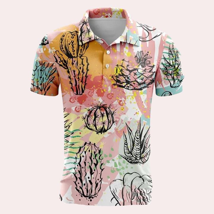 Sommerligt herrepoloshirt med komfortabel pasform – Sven