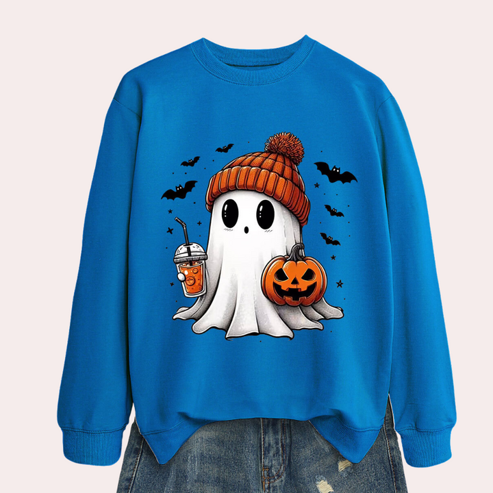 Sudadera de Halloween para mujer con estampado de fantasmas – Liora