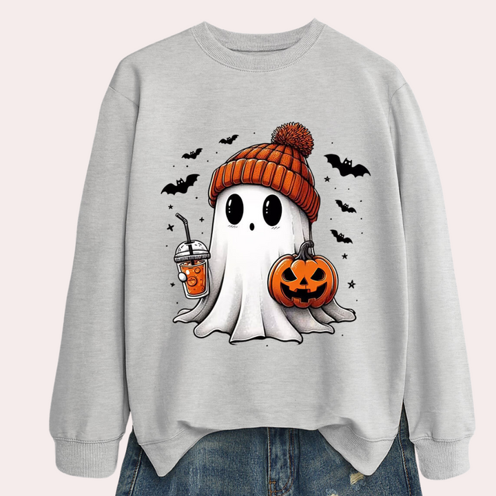 Sudadera de Halloween para mujer con estampado de fantasmas – Liora