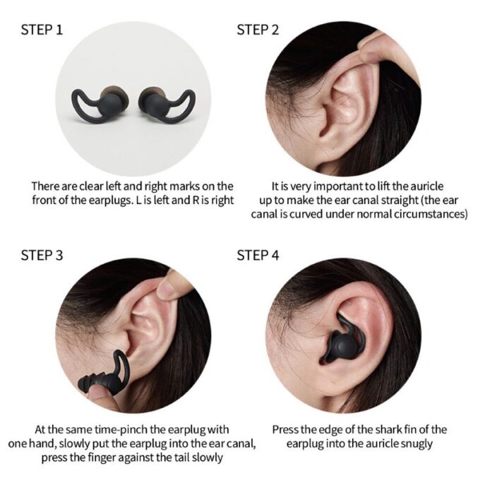 Soft earplugs for deep sleep & noise reduction - Noctura