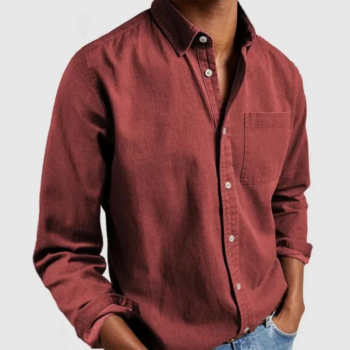 Loose men's casual shirt with modern cut – Henrik