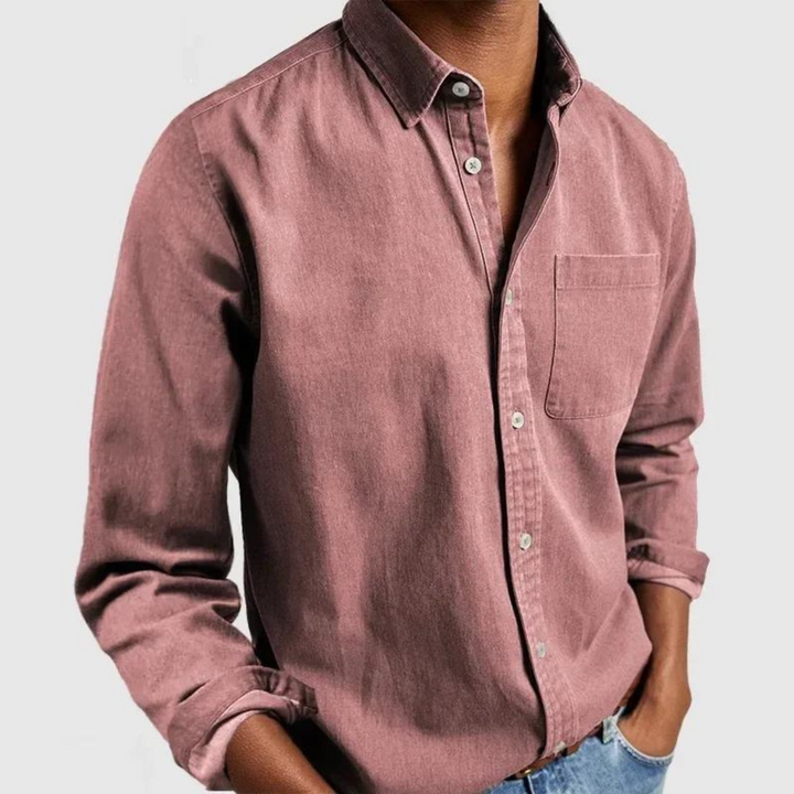 Loose men's casual shirt with modern cut – Henrik