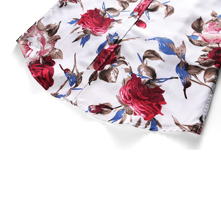 Trendy Floral Pattern Shirt - Finn
