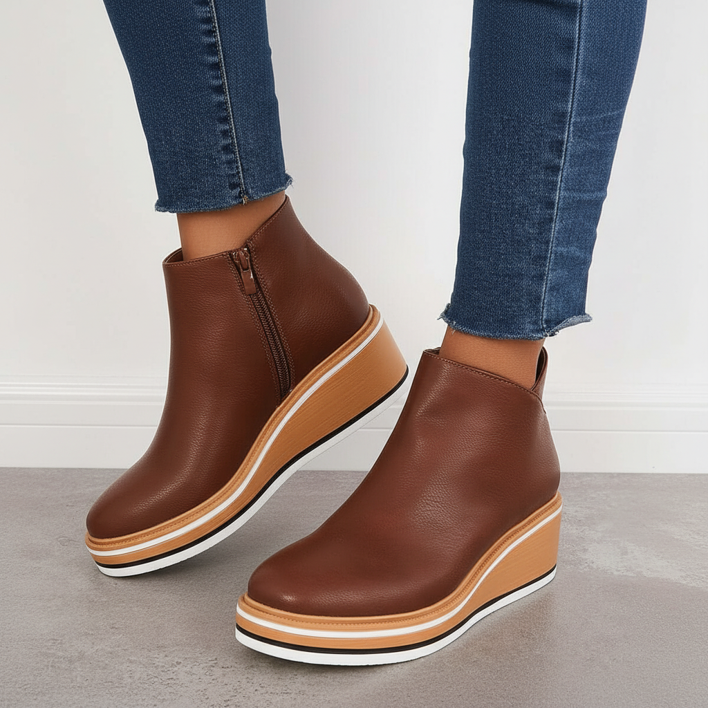 Damen Stiefeletten Mit Plateau - Natalie
