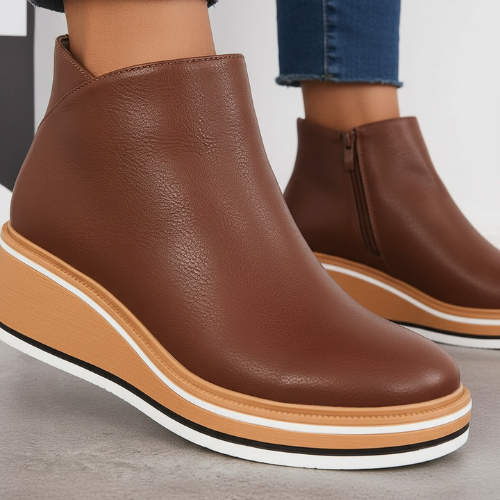 Damen Stiefeletten Mit Plateau - Natalie