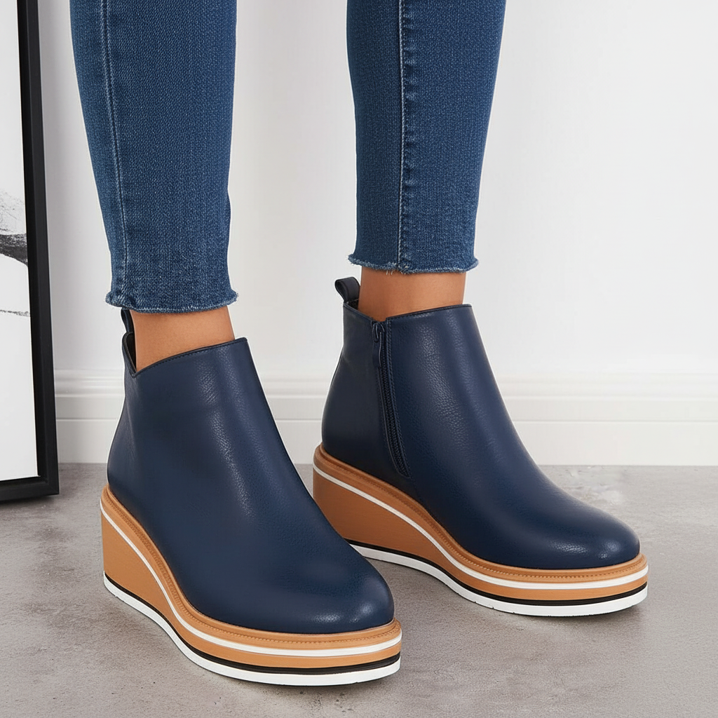 Damen Stiefeletten Mit Plateau - Natalie