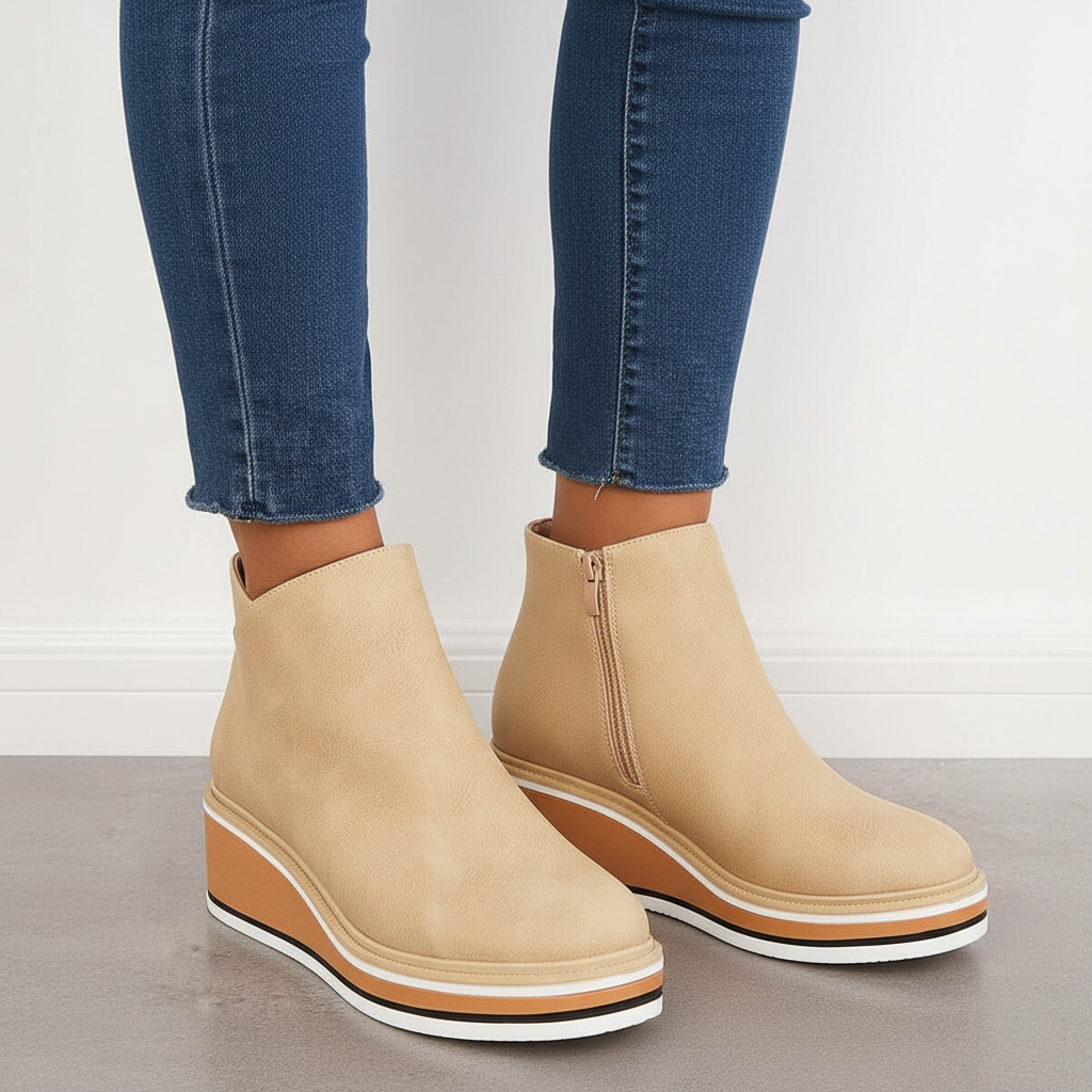 Damen Stiefeletten Mit Plateau - Natalie