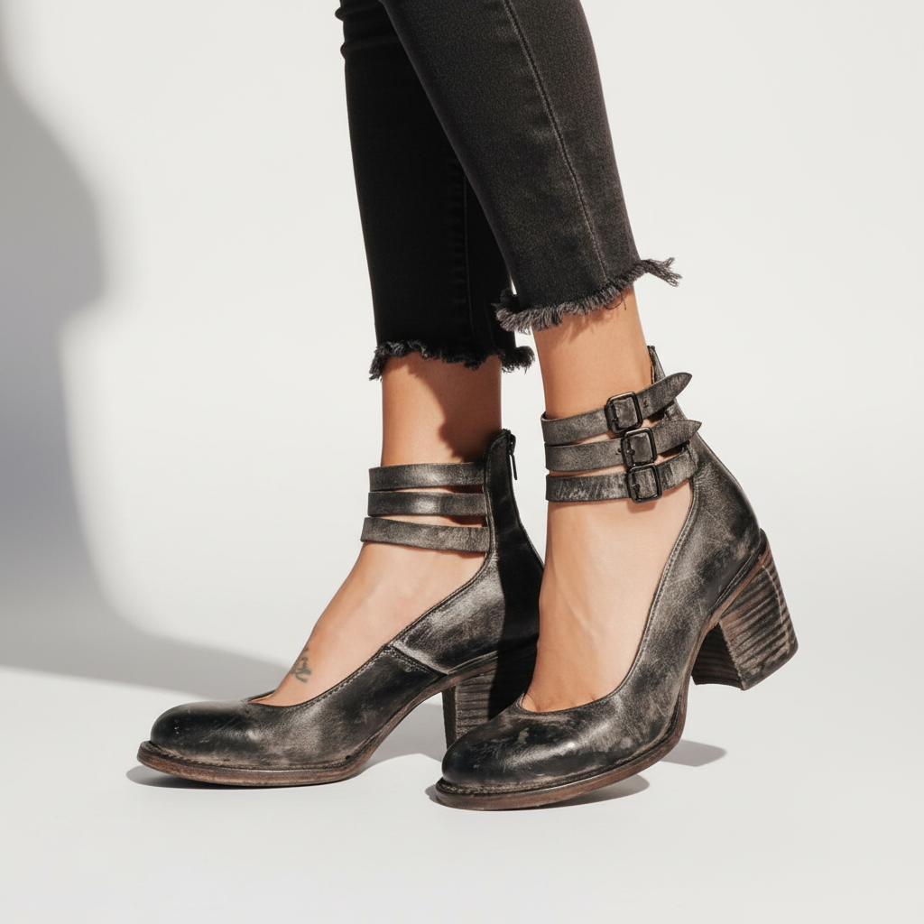 Damenhalbschuh Mit Absatz - Ariella