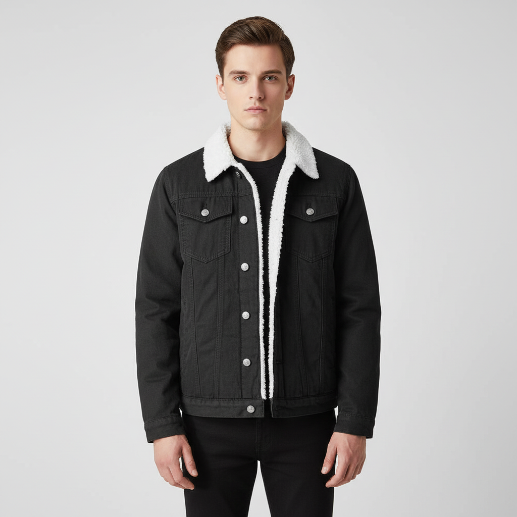Denimjacke Mit Fleecefutter - Timur