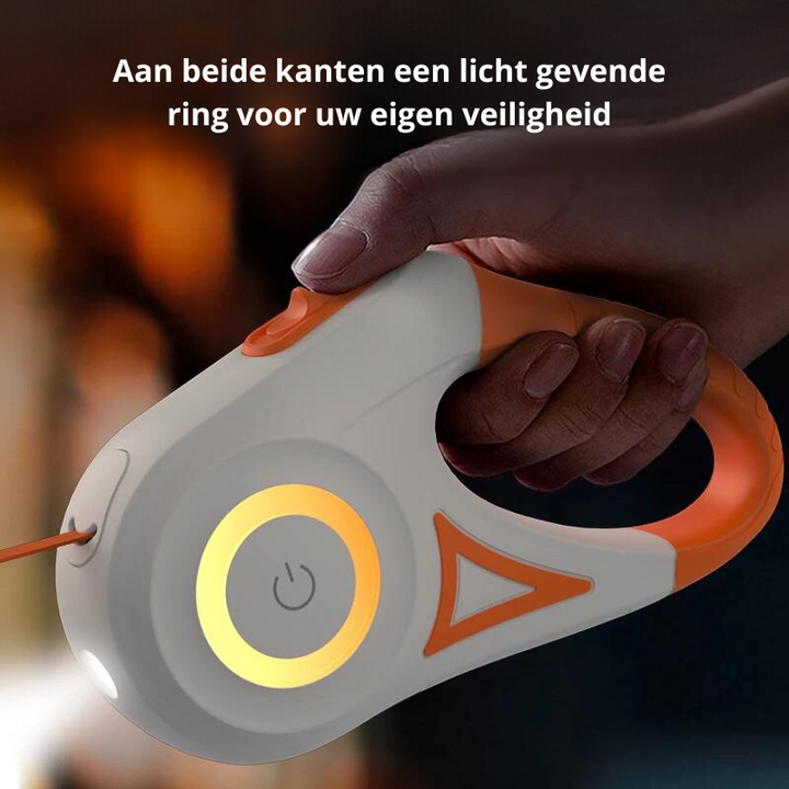 Glowing Dog Leash with Flashlight – GlowGuard