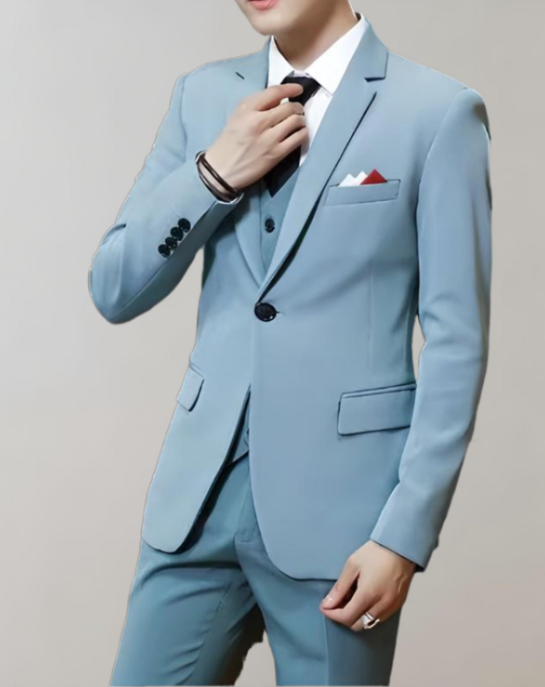 Stylish 3-piece men's suit - Tobias