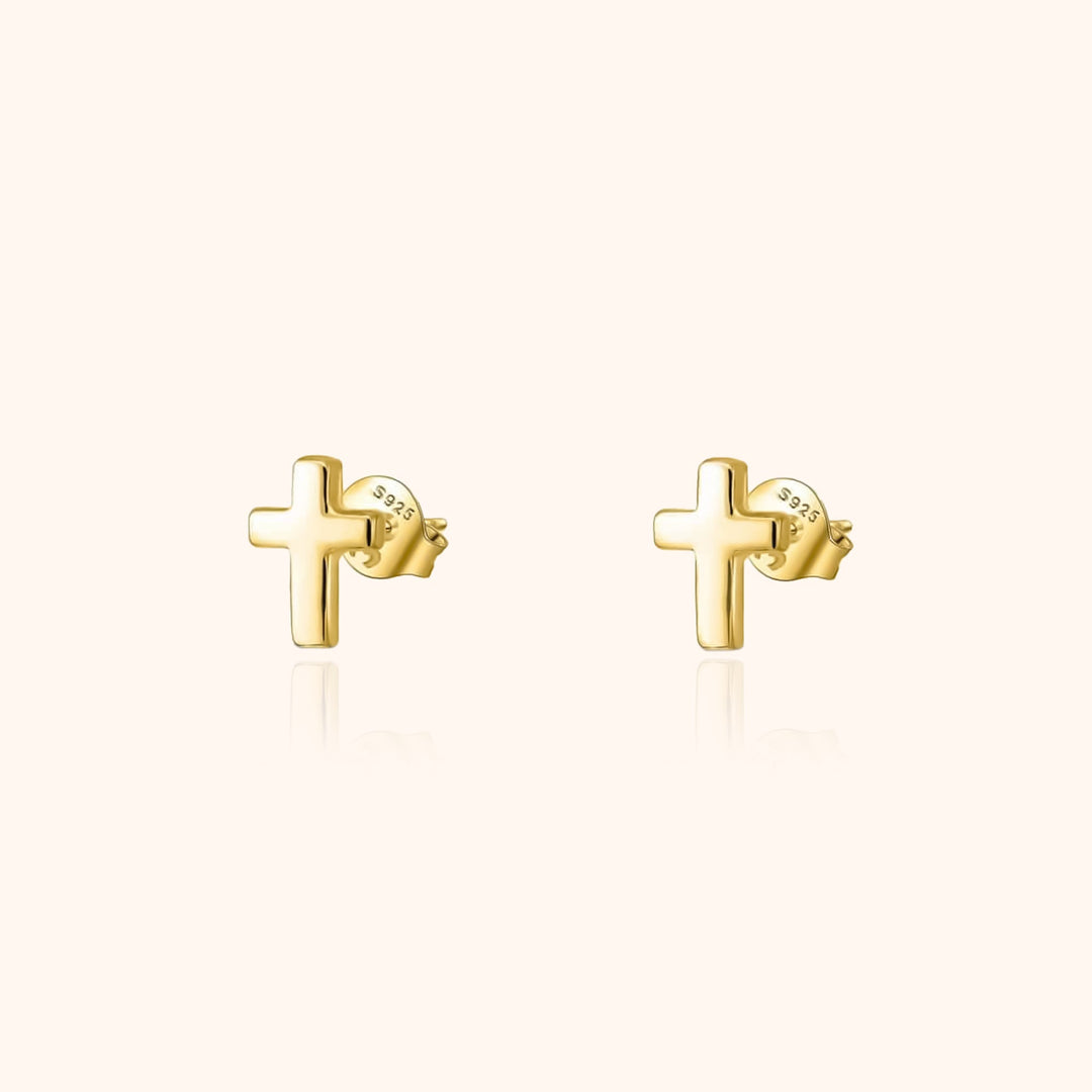 Pendientes cruzados sutiles – Lena