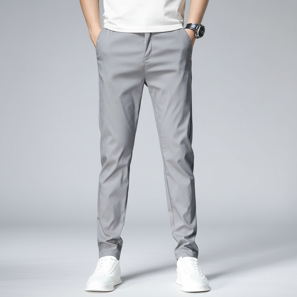 Elastische Slim Fit Hose - Larry