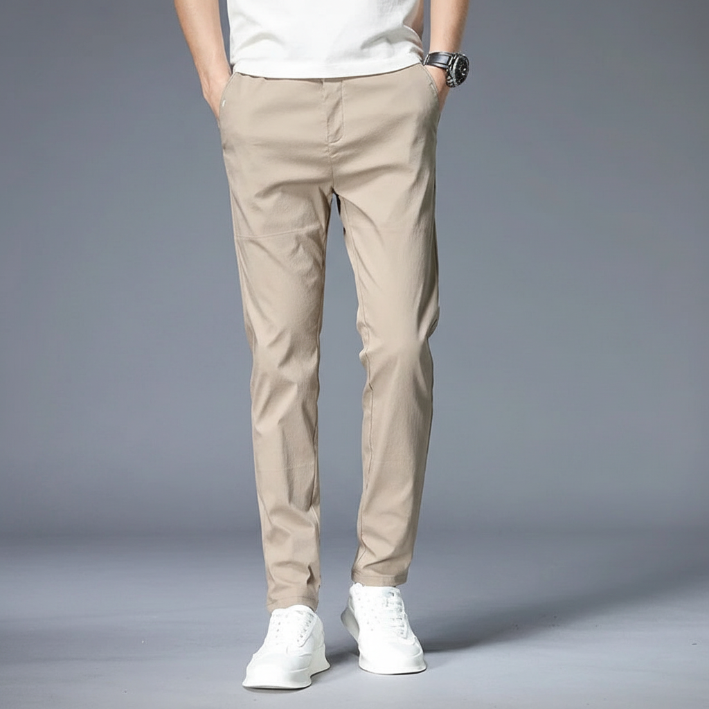 Elastische Slim Fit Hose - Larry