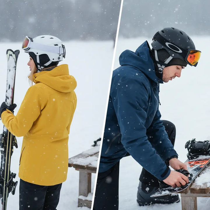 Elastisk vinterhue med termoforing - HelmetCozy