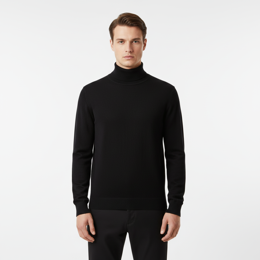Elegant Geschnittene Rollkragenpullover - Harald
