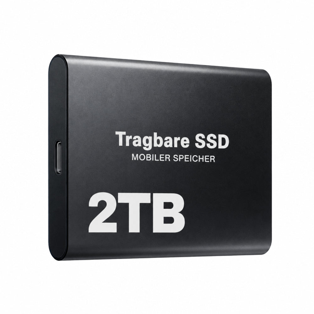 External SSD 2TB USB-C High-Speed Portable Storage Drive 2
