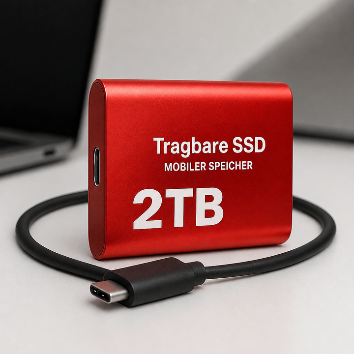 External SSD 2TB USB-C High-Speed Portable Storage Drive 3
