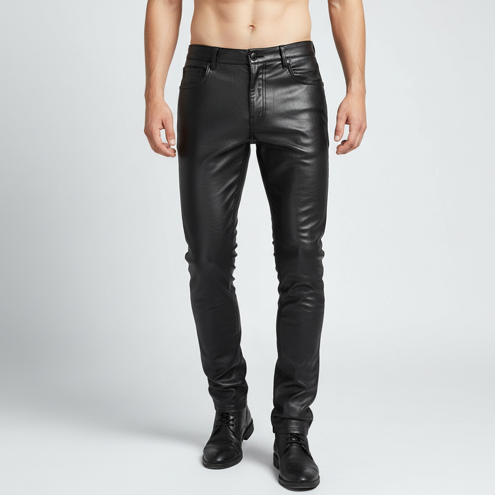 Faux Leder Herren Hose - Oscar