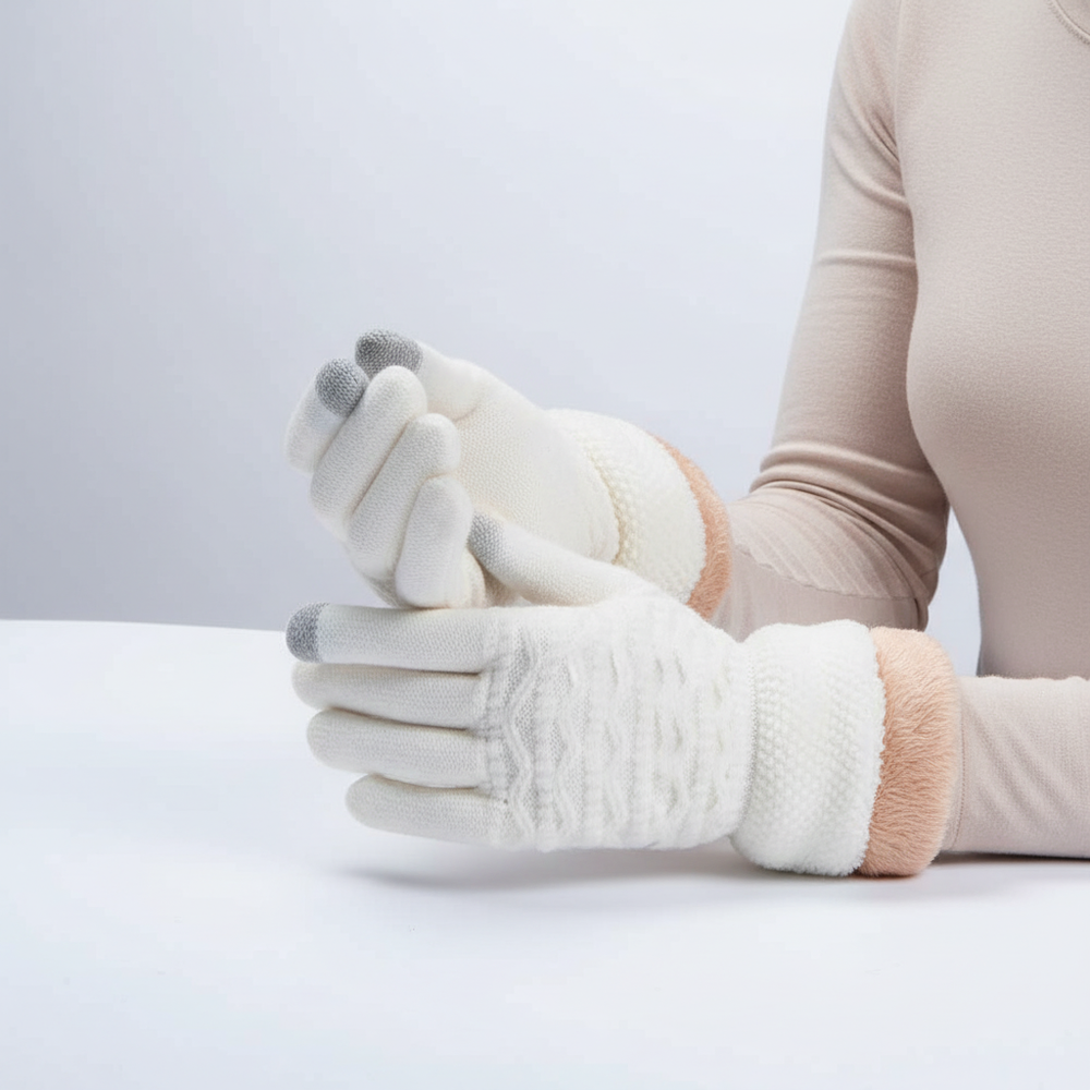 Fleece Gefütterte Touchscreenhandschuhe - PolarKnit