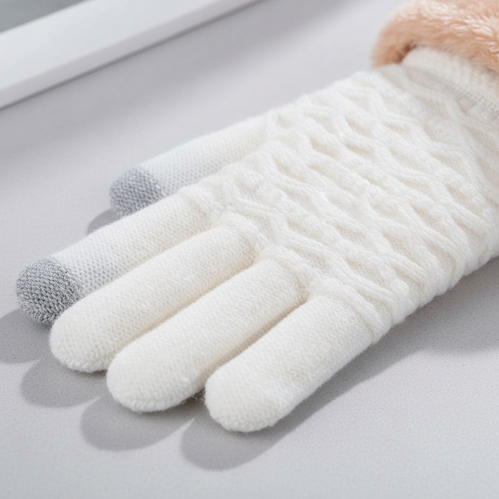 Fleece Gefütterte Touchscreenhandschuhe - PolarKnit