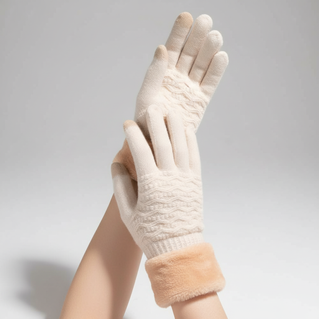 Fleece Gefütterte Touchscreenhandschuhe - PolarKnit