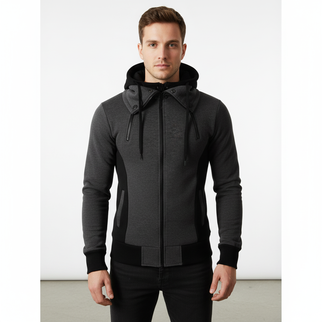 Fleecejacke Mit Kapuze - Rudolf