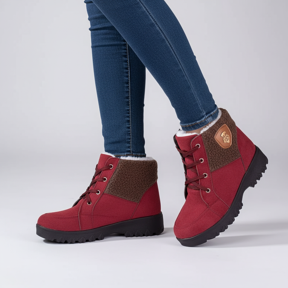 Gefütterte Damenstiefel - Mindy
