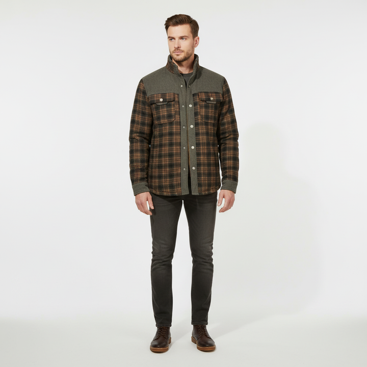 Gefütterte Flanelljacke - Lars