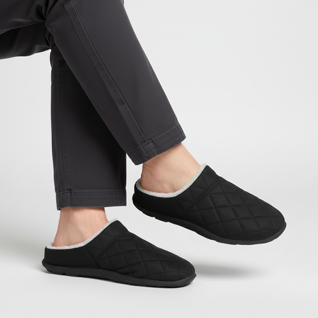 Gefütterte Hausslipper Mit Plüsch - CozyKick