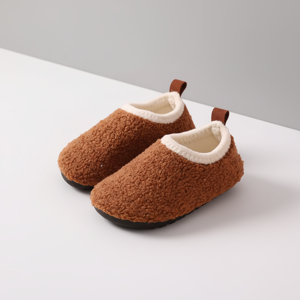 Gefütterte Kinderslappen Aus Plüsch - TeddyToes