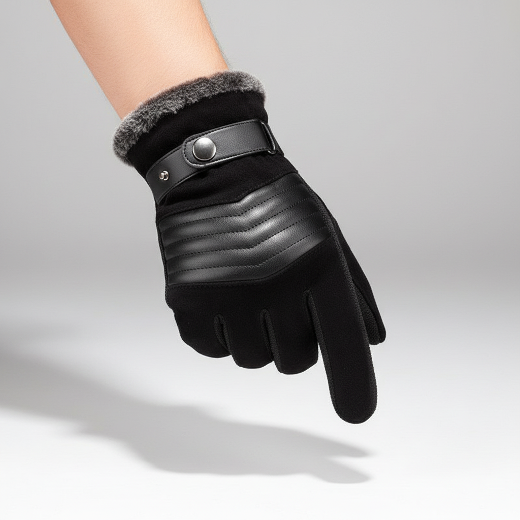 Gefütterte Winterhandschuhe Aus Polyester - WarmTech