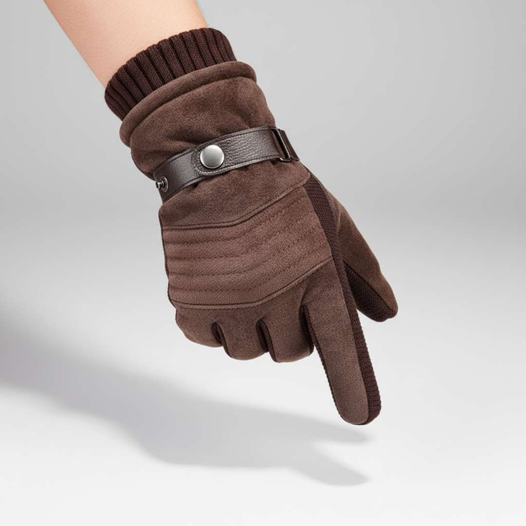 Gefütterte Winterhandschuhe Aus Polyester - WarmTech