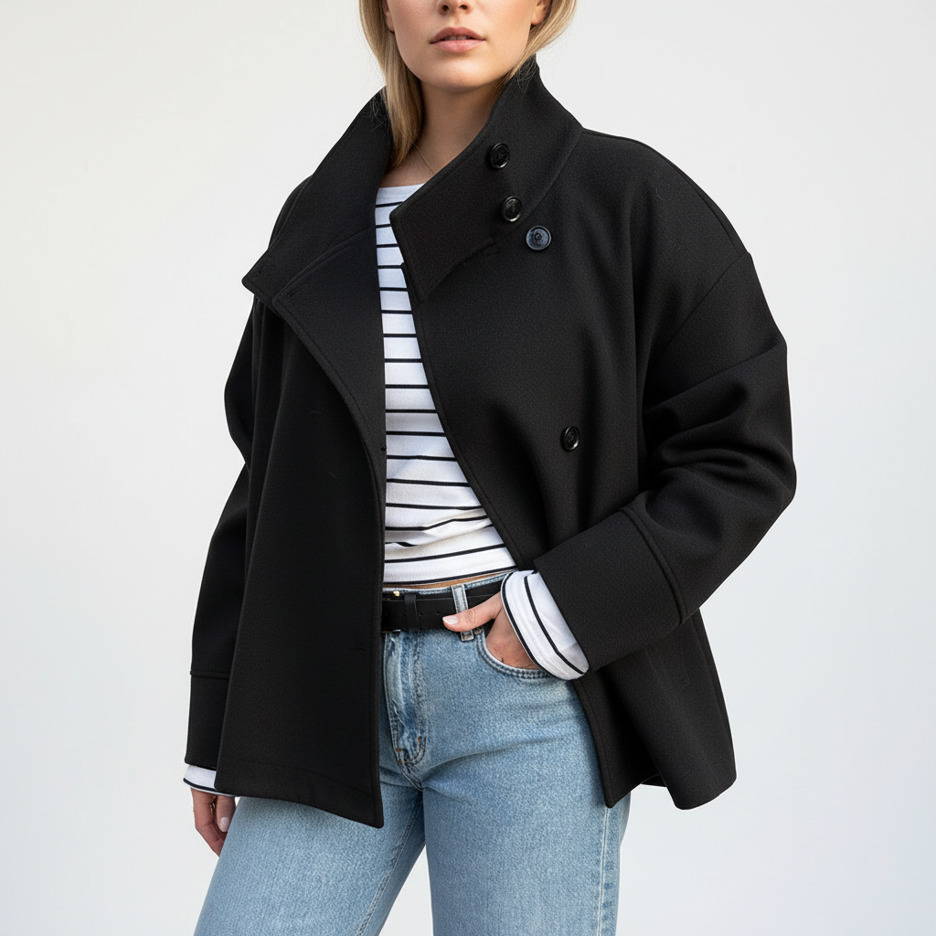Gefütterter Damen Kurzmantel - Audrey