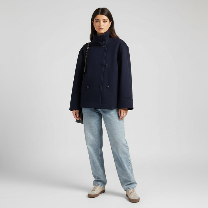 Gefütterter Damen Kurzmantel - Audrey