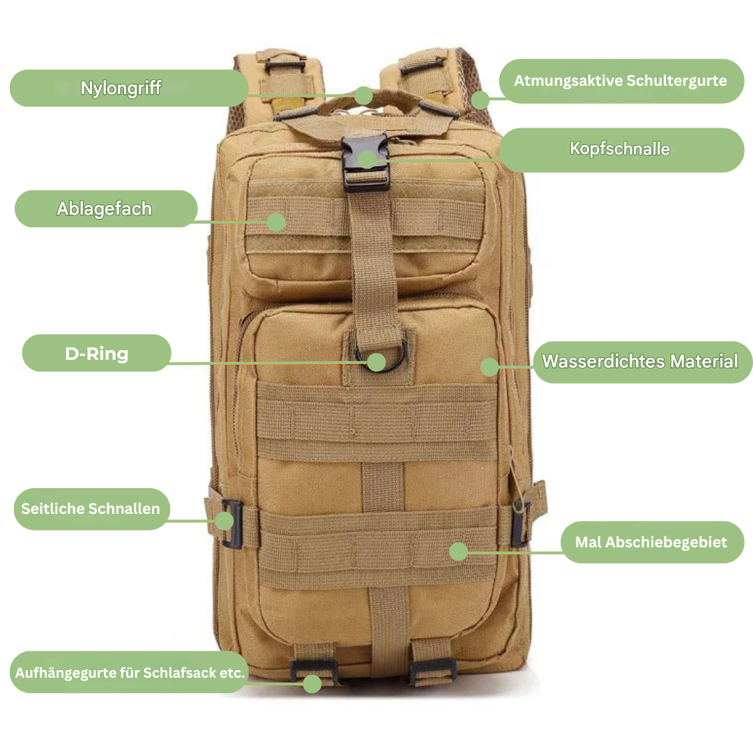 Vandtæt taktisk rygsæk – AdventurePack