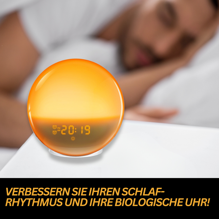 Natural Radio Alarm Clock with Wake-up Light - GlowRise