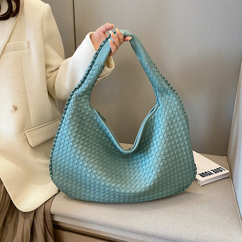 Woven Shoulder Bag - Camille